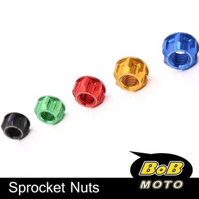 Wheel Rear Sprocket Nuts M10 For Suzuki GSX1300R GSF 650 1250 Bandit GSX1250 - Image 1 of 4
