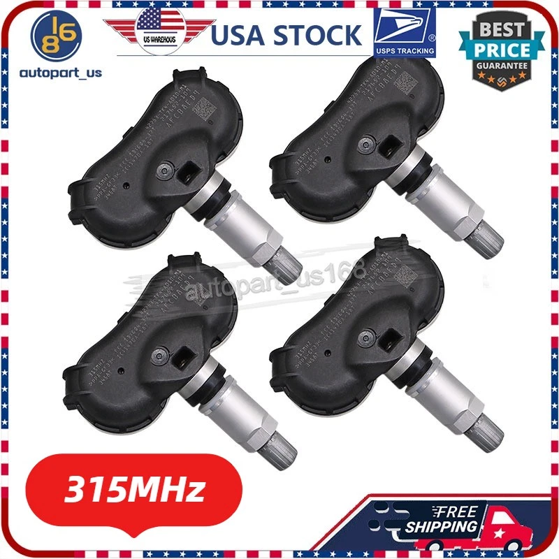 4X Válvula de neumático para sensores Acura ZDX TL RLX TPMS 42753-TK4-A01 42753-TY2-A51 NUEVO Foto 1 de 4