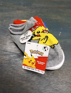 Pokemon Jungen Größe S niedrig geschnitten unsichtbare Socken Schuhgröße 4,5-8,5 neu mit Etikett schneller Versand  - Bild 1 von 7