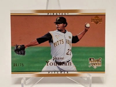 Pittsburgh Pirates SHANE YOUMAN RC #412 Gold /75 RARE  - Image 1 of 3
