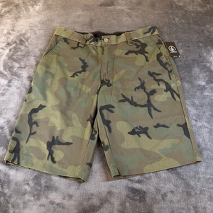 Volcom Camo Shorts Mens Size 29 Camouflage Casual Skater Outdoors 29x11" NWT - Picture 1 of 12