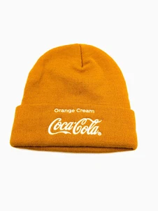 Coca-Cola Orange Cream Promo Knit Stocking Hat Cap Beanie Nice Condition - Picture 1 of 6