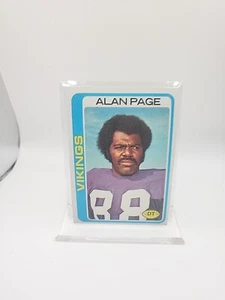 1978 TOPPS FOOTBALL # 406 ALAN PAGE NM OR BETTER - Picture 1 of 2