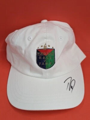 Davis Love III 3 PGA Salón de la Fama del Golf Mundial Firmado Sombrero Autografiado Nuevo Foto 1 de 3