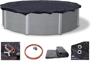 Blue Wave Winter Pool Cover for Round Swimming Pools 28 FT - READ Listing! - Picture 1 of 13