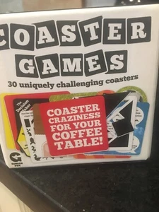NIB Coaster Games 30 Uniquely Challenging Coasters For Your Coffee Table - Picture 1 of 4