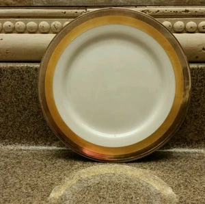 Fitz & Floyd PLATINE D'OR Bread & Butter Side Dessert Plate MCMLXXXI FF 110 - Bild 1 von 3