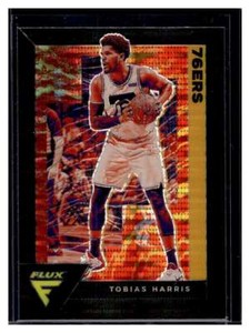2020-21 Panini Flux Black Pulsar Prizm #135 Tobias Harris Target
