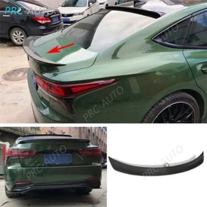 Real Carbon Fiber Rear Trunk Spoiler Boot Lip Wing For Lexus LS500 LS500H 18-24 - Picture 1 of 15