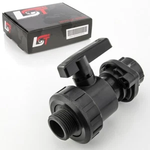 Absperrhahn Kugelhahn Kupplung Absperrventil Verschraubung PE-Rohr "IG x 1"AG - Bild 1 von 12