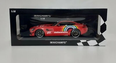 MODELLO AUTO DIECAST 1:18 MINICHAMPS MERCEDES AMG GTR SAFETY CAR F1 MUGELLO 2020 - Immagine 1 di 4