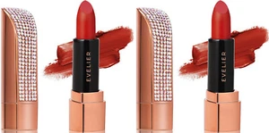 2 Evelier Galaxy Glamour Red (08) Vibrant Lush Creamy Silky Soft Matte Lipstick - Picture 1 of 1