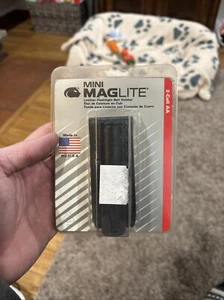Mini MagLite Leather Belt Holster New Vintage NIB - Picture 1 of 5