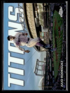 2023 Topps Chrome Update #CT-17 Julio Rodríguez Titans - Picture 1 of 2