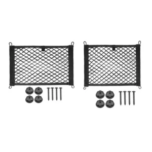 Back Trunk Mesh Black Elastic Automotive Storage Net Suitable for Storage Items - Afbeelding 1 van 9