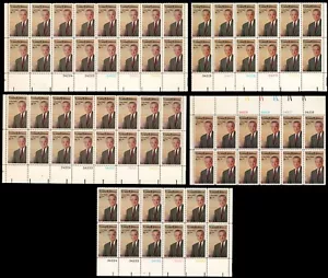 US # 1503 President LBJ Lyndon B Johnson MNH JUMBO Plate Blocks (68 Stamps) - Picture 1 of 1