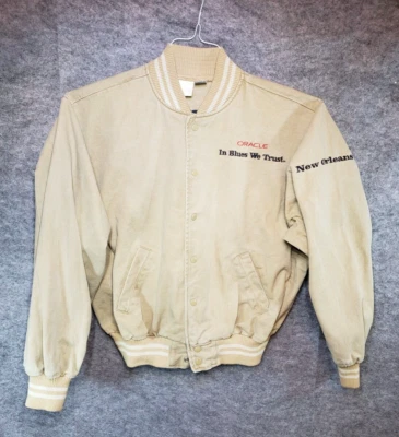 Chaqueta House of Blues Para Hombre Talla (L) Beige "In Blues We Trust" Algodón Nueva Orleans Foto 1 de 4