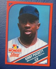 1990 Wonder Stars Kirby Puckett (Minnesota Twins) #9 HOF NRMT/MT