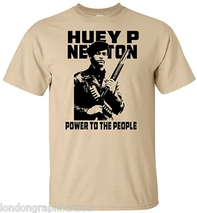 Black History T-Shirt, Huey P Newton, Malcolm X, Martin Luther King Cotton Tee - Bild 1 von 6