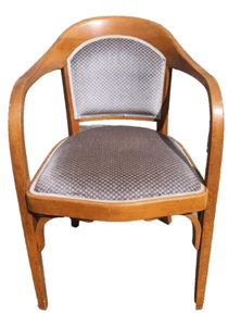 JUGENSTIL ARMLEHNSTUHL - THONET - STIL - SIGN. : HORGEN - BUCHE - ca 1910 - Bild 1 von 6
