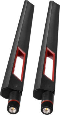 2x Dual Band 2.4GHz 5GHz SMA WiFi Antenna for Computer Motherboard PCI PCIe WiFi - Image 1 of 4