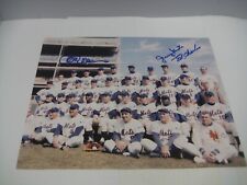 METS 1969 W.S.C. CLEON JONES, ED CHARLES & JERRY GROTE SIGNED PHOTO COA FR SHIP