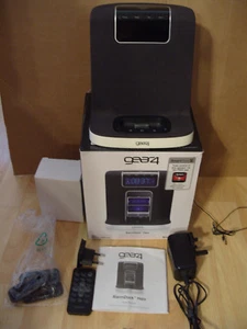 GEAR4 ALARMDOCK HALO 30 PIN IPOD IPHONE SPEAKER DOCK FM RADIO BARGAIN c468 - Zdjęcie 1 z 2
