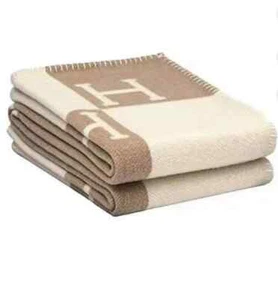 Cashmere Monogram H Home Decor Blankets & Throw Blankets Gifts Decor Blanket - Picture 1 of 1