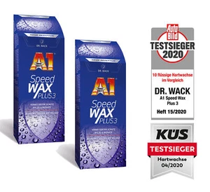 2x 500ml Dr. Wack A1 Speed Cera Plus 3 ,Auto-Hartwachs,Sellado,Pintura - Imagen 1 de 2