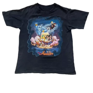 Vintage Disney Aladdin T-shirt Retro Cartoon Reprint Graphic Tee All Size S-4XL - Picture 1 of 5