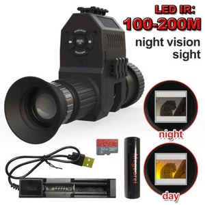 Infrared Night Vision Rifle Scope Record Hunting Sight 850nm IR Camera Up 400M - Picture 1 of 10