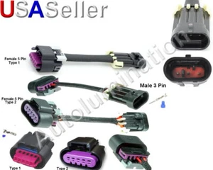 Arnés adaptador de flujo de aire másico MAF LS1 3 cables a LS2 LS6 LQ4 Vortec 5 cables GM - Imagen 1 de 3