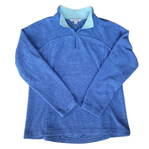 Gander Mountain Guide Series Fleece Women’s Large Pullover Windbreaker Blue - Picture 1 of 5