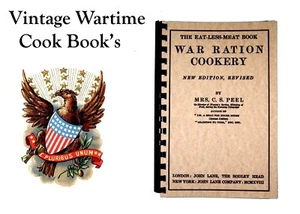 1918 War Ration Cookery Cook Book Vintage Recipes 189 page - Picture 1 of 7