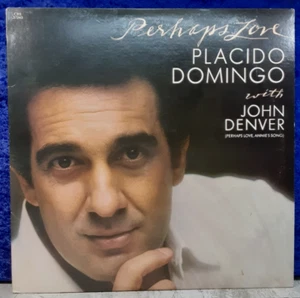 Placido Domingo & John Denver: Perhaps Love; CBS; FM37243; 1981; VG+ - Picture 1 of 6