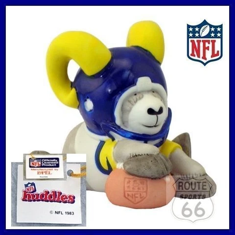 L A Los Angeles Rams Football Huddles Old Toy Figurine 1983 Figure Rare Cover