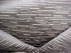7-1/4Y MAGITEX PENINSULA QUICKSILVER BAR STRAND VELVET UPHOLSTERY FABRIC - Picture 1 of 4