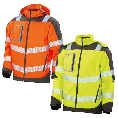 Vizwell VW268 Winter-Softshelljacke Workwear Warnschutz Jacke Winterjacke Herren - Bild 1 von 2