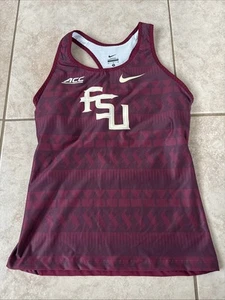 NIKE FSU Florida State Seminoles Track and Field Team Singlet ACC Womens M - Picture 1 of 8