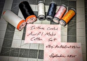 Aurifil Mako 100% Cotton Thread - An Abstract Atelier's Curated Picks - 28/50 wt - Picture 1 of 9