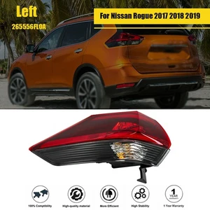 Driver/Left Side Clear Halogen Tail Light Rear For Nissan Rogue 2017 2018 2019 - Picture 1 of 12