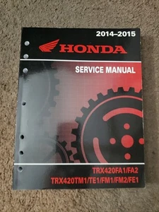 2014-2015 HONDA TRX420FA1-FA2 - TRX420TM1-TE1-FM1-FM2-FE1 SERVICE MANUAL OEM - Picture 1 of 10