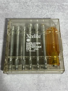XCELITE 99PS-51MM Metric Nut Driver Set 99-1 11 PIECE 1 Driver Missing - Picture 1 of 7