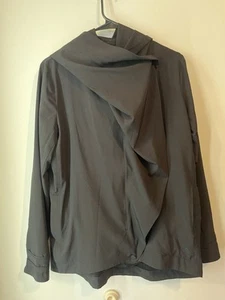 MPG Athletic Wrap Windbreaker Full Zip Snap Black Size Medium Hooded - Bild 1 von 5