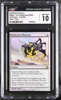 DARKSTEEL REACTOR Darksteel Foil Rare CGC 10 MTG [Nostalgium] - Image 1 of 2