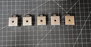 LOT OF 5  CALBRITE  STAINLESS  STEEL 1/2" BEAM CLAMP 316 SS. S60500BC00 NEW - Picture 1 of 2