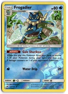Pokemon TCG Frogadier 23/131 Sm-Verbotenes Licht Reverse Holo - Bild 1 von 1