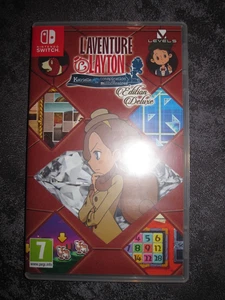 JEU L'AVENTURE LAYTON KATRIELLE EDITION DELUXE SWITCH FR NON IMPORT EXC ETAT - Picture 1 of 5
