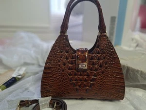 Brahmin Melbourne Collection Adrian Satchel Bag in Pecan Leather - Bild 1 von 9