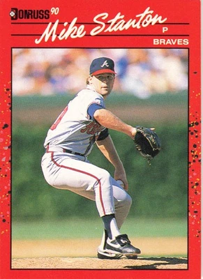 Mike Stanton 1990 Donruss #508 Atlanta Braves RC Baseball - Image 1 of 2